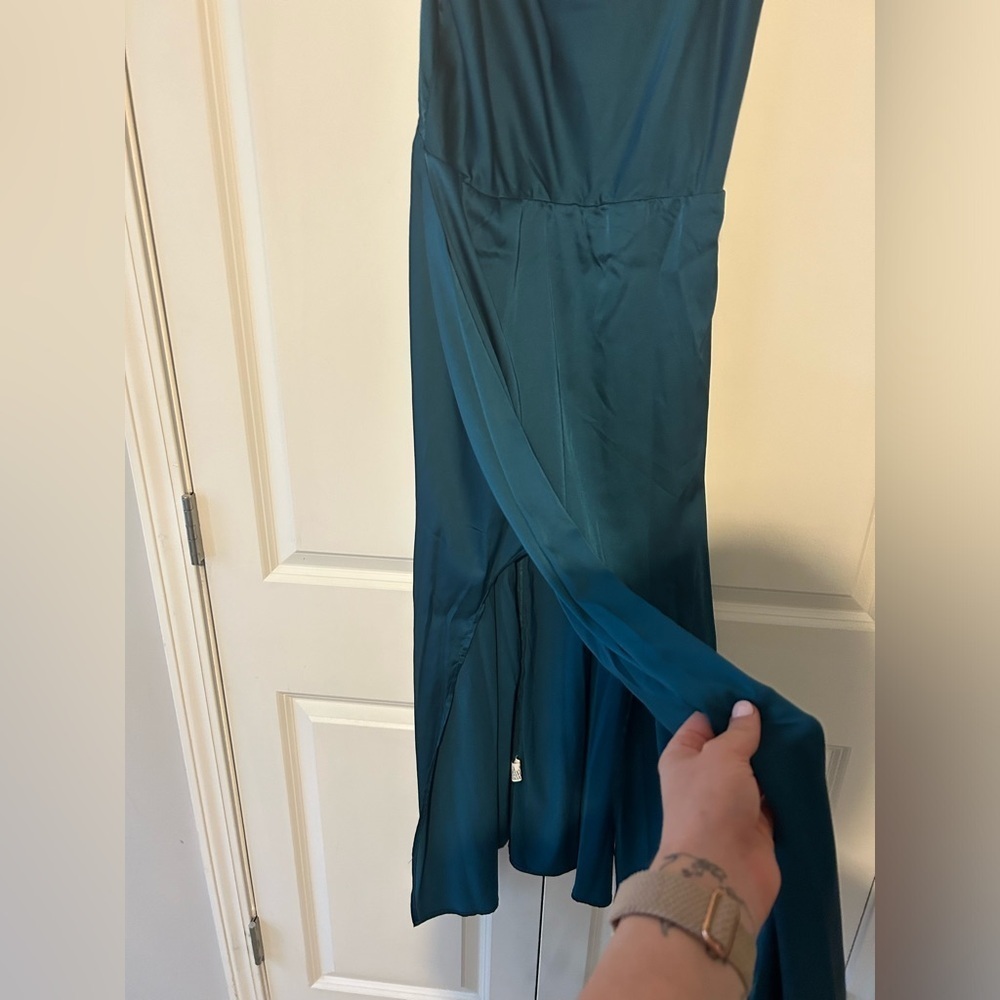 SHEIN size large teal dress - Picture 3 of 4